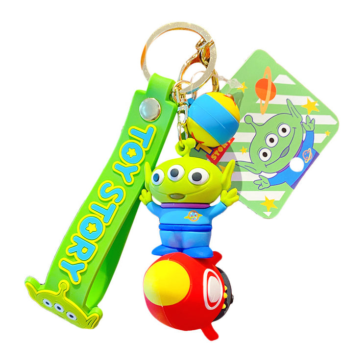 Wholesale PVC Cartoon Doll Keychains JDC-KC-LingY023