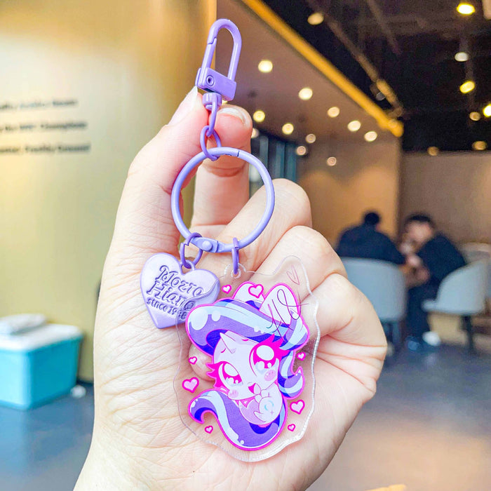 Wholesale Acrylic Cartoon Keychain JDC-KC-LeZi022