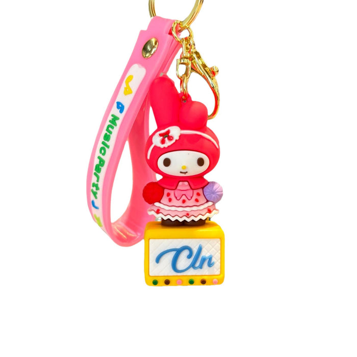 Wholesale Cartoon Silicone Anime Keychain JDC-KC-PengYu046