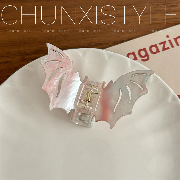 Wholesale  Gothic Bat Hair Claw Clip Acrylic Fashion Hair Accessory For Party And Gift