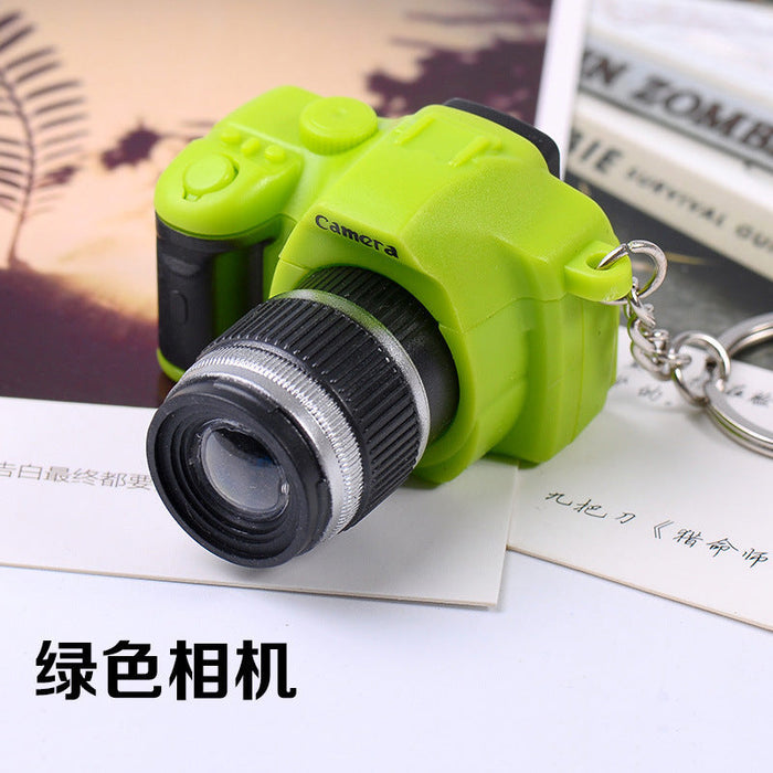 Wholesale LED Light Emitting Sound Simulation SLR Camera Keychain JDC-KC-ZJ001