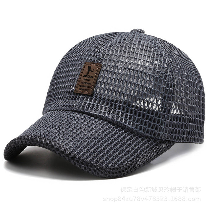 Wholesale Hat Mesh Baseball Hat Sunshade Breathable Sports and Leisure Sunscreen Hat