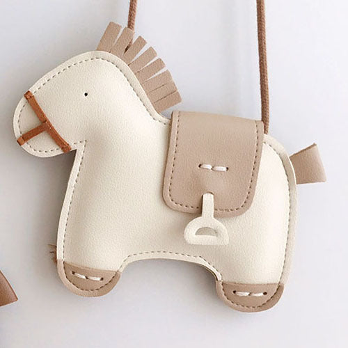 Wholesale  PU leather pony shape children's small bag boys and girls