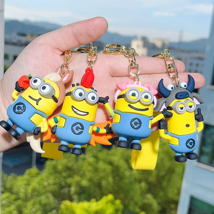 Wholesale PVC Cartoon Doll Keychain JDC-KC-Qiwei018