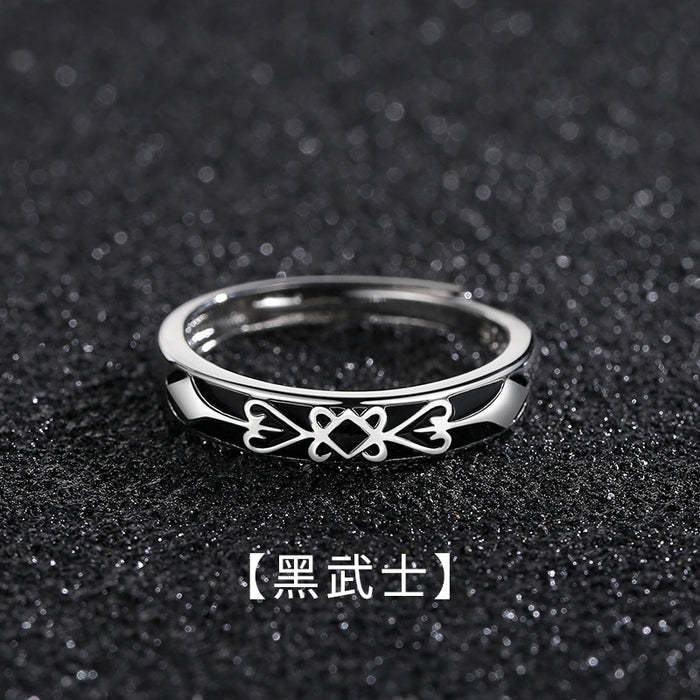 Wholesale Vintage Distressed Copper Men S Adjustable Stacking Rings Pixiu Möbius Design Everyday Fashion Accessory