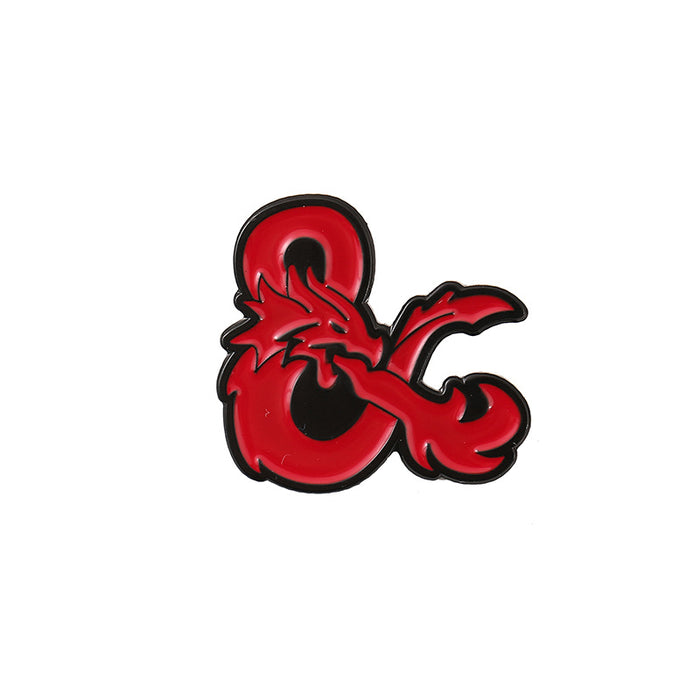Wholesale Modern Dragon D20 Dice Enamel Lapel Pin Brooch Metal Badge Jewelry Accessory