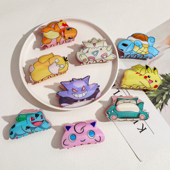 Wholesale Exquisite Cartoon  Acrylic Hair Gripper Hair Clips