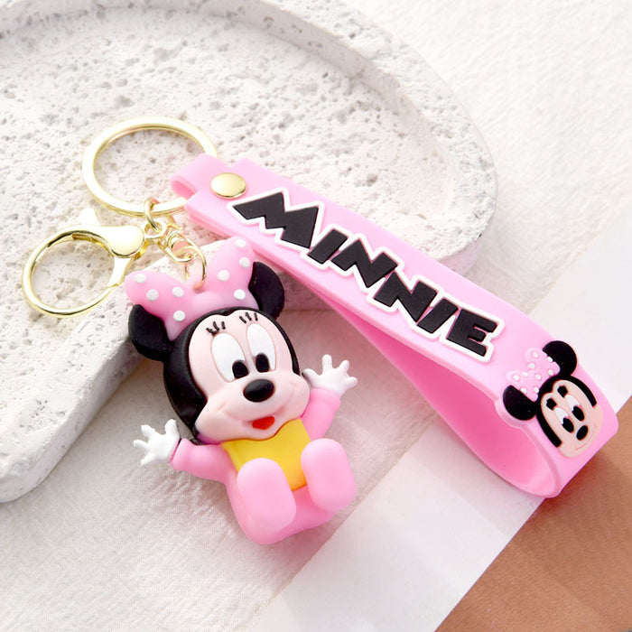Wholesale Sitting posture keychain cute keychain bag decoration