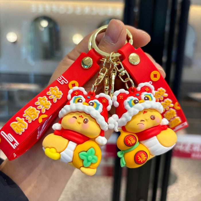 Wholesale  Cute Snake  Lucky  Doll Keychain Pendant