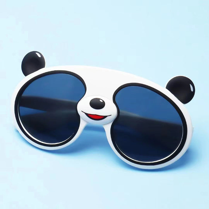 Wholesale Cartoon Panda Silicone Sunglasses Children's Outdoor Polarized Sunglasses Cute Glasses