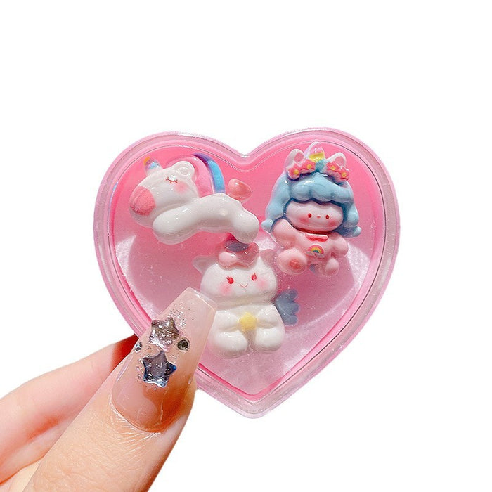 Wholesale Children's Rings Little Girl Cartoon Rings New Style Elsa Princess Accessories Baby Cute Jewelry Toys JDC-RS-Zaix001