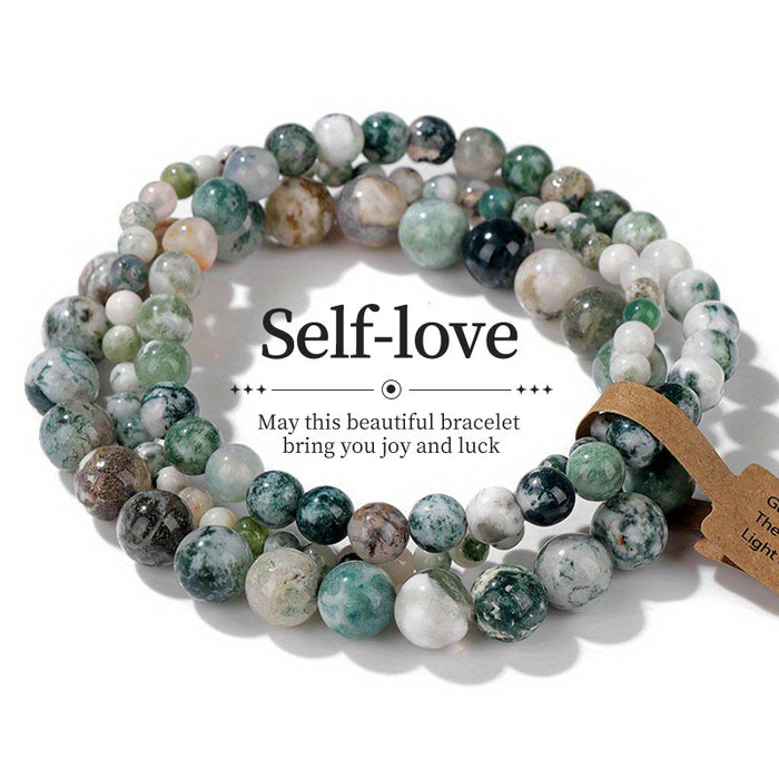 Wholesale Agate Turquoise Beaded Bracelet Retro Colorful Stone Bracelet Jewelry