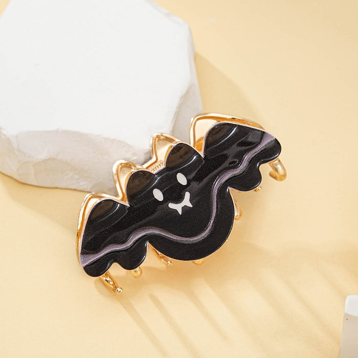 Wholesale  Bat Claw Hair Clip Cute Funny Ghost Motif Zinc Alloy Hair Gripper Boutique Resale Gift