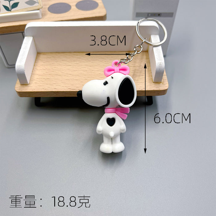 Wholesale Cartoon Cute PVC Soft Keychains JDC-KC-Wenma002