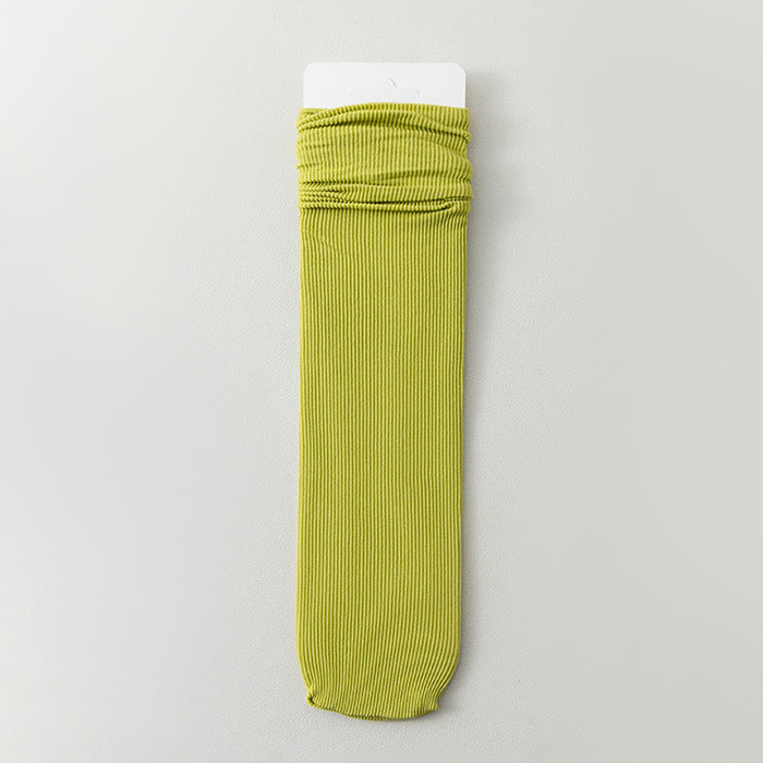 Wholesale Thin socks, velvet mid tube socks, stacked socks, rolled edge stockings