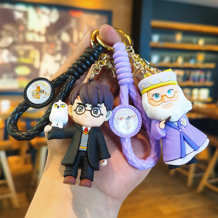 Wholesale Cartoon 3D Doll Rubber Keychain JDC-KC-Tingm048