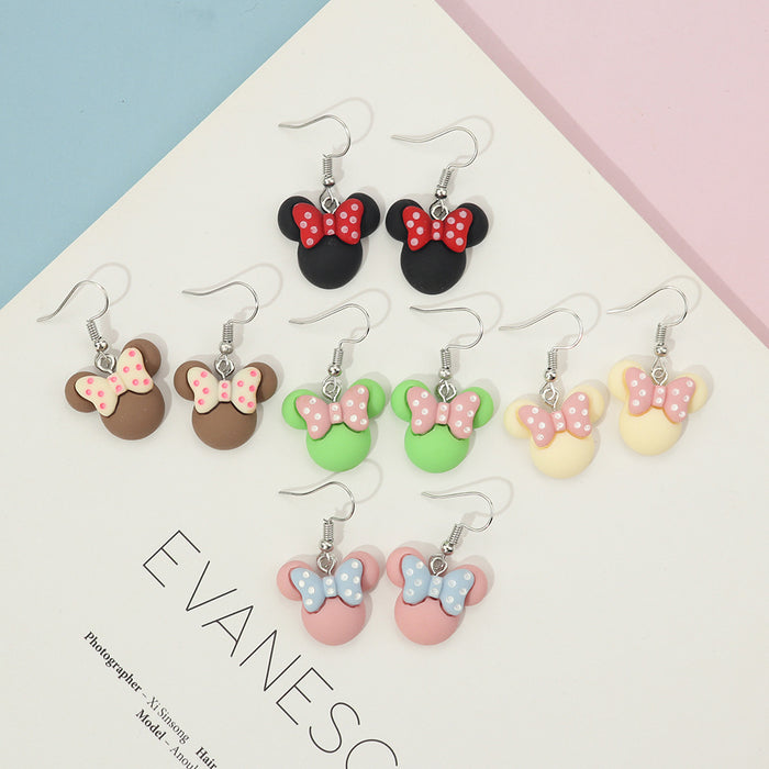 Wholesale Cartoon Resin Earrings JDC-ES-niqing030