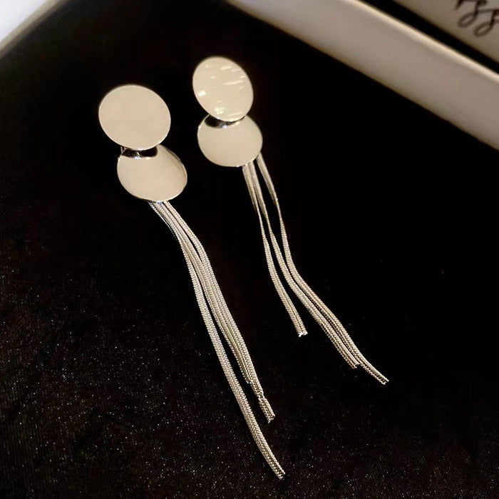 Wholesale tassel chain earrings new Chinese simple elegant long earrings