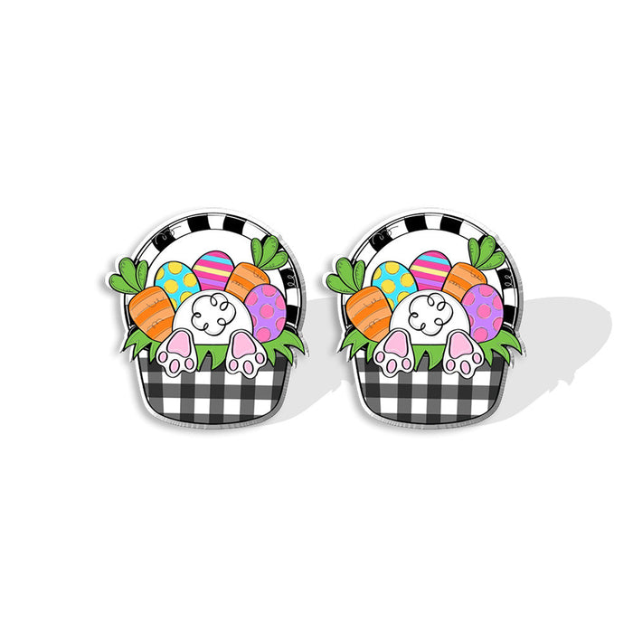 Wholesale Earrings Acrylic Cute Cartoon Animation (M) JDC-ES-XiangL064