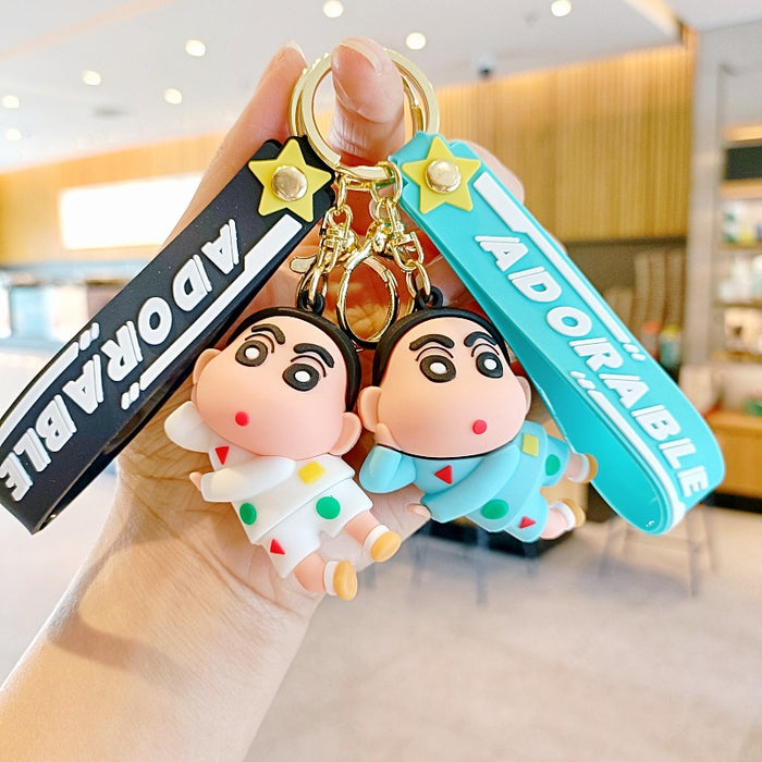 Wholesale Cartoon Doll Silicone Keychain JDC-KC-MingT263