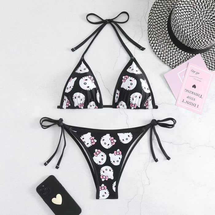 Wholesale Cute Printed Nylon Bikini (S) JDC-SW-MuYa001