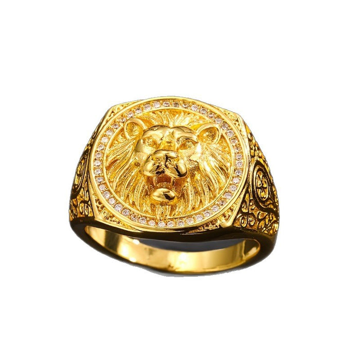 Wholesale Stylish and high-value hip-hop punk ring