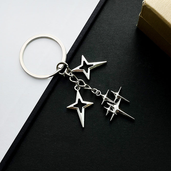 Wholesale Star Zinc Alloy Keychain JDC-KC-LuNeng002