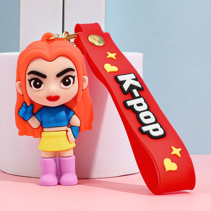 Wholesale Kpop Bag Charm Anime Keychain