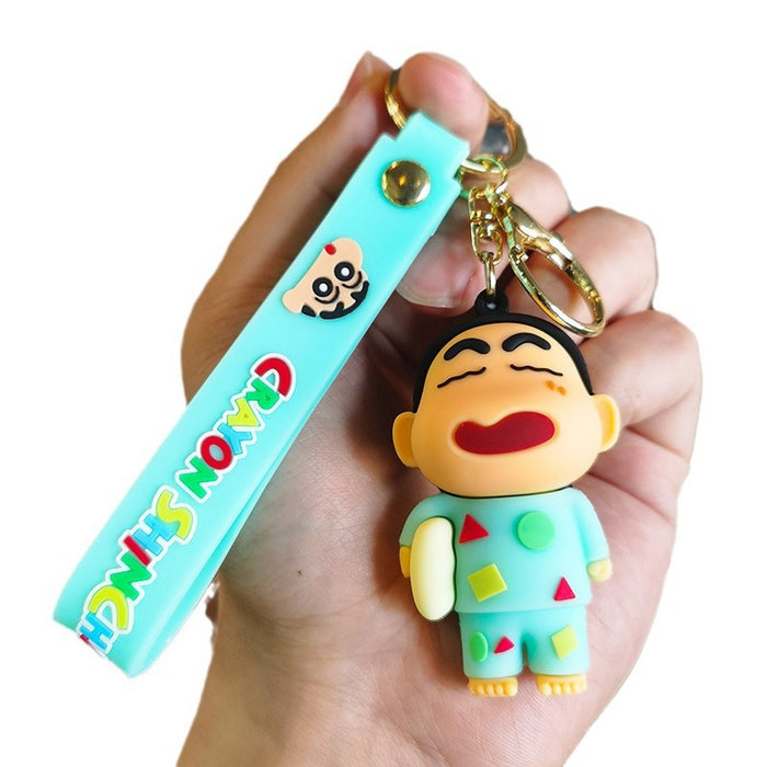 Wholesale Cartoon Silicone Doll Keychain JDC-KC-Tingm280