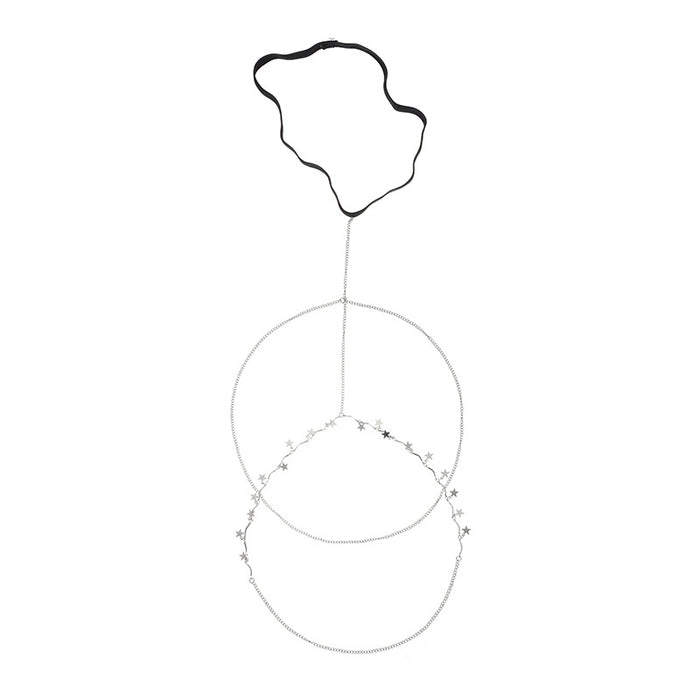 Wholesale Sexy casual pearl leg ring body chain, simple and fashionable tassel thigh chain