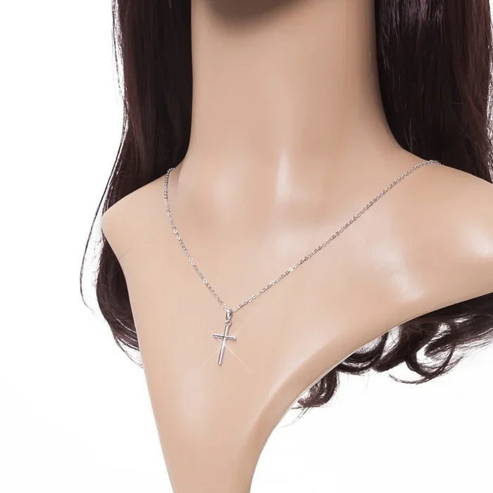 Wholesale Fashion cross pendant necklace, personalized and simple necklace, long pendant, collarbone chain