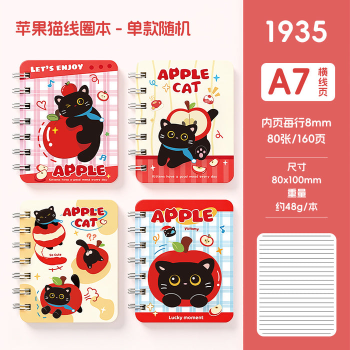 Wholesale Cartoon A7 Coil Notebook for Kids School Stationery Reward Class Activity Gift MOQ≥2