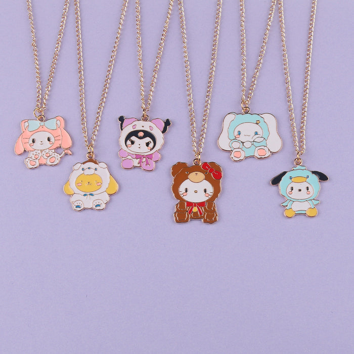 Wholesale Cartoon Alloy Pendant Necklace JDC-NE-FuYu012