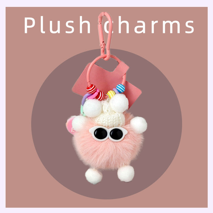 Wholesale Cute Plush Elf Bag Charm Pink Keychain Resale Accessory MOQ≥5