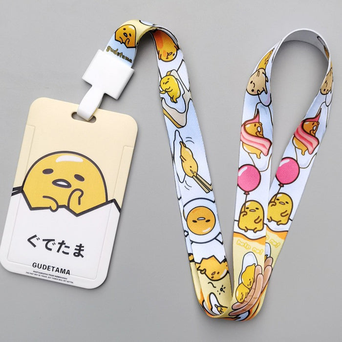 Wholesale Trendy Plastic Cartoon Card Holder With Lanyard Student ID Badge Gift