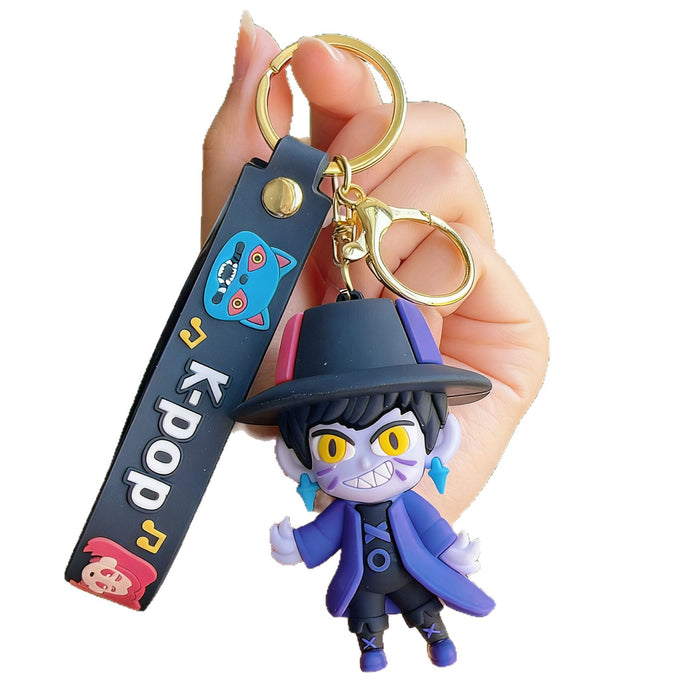 Wholesale KPOP Witch Hunter Girl Group Plush Keychain Bag Charm Fashion Accessory Gift MOQ≥2