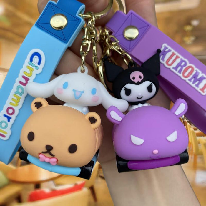 Wholesale Cartoon Doll Silicone Keychain JDC-KC-MingT068