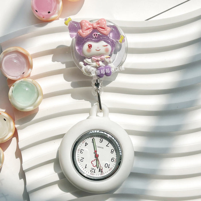 Wholesale Women' s waterproof silicone watch with a pin clasp.