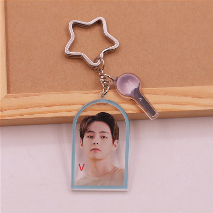 Wholesale Creative KPOP Acrylic Keychain JDC-KC-SuBo004