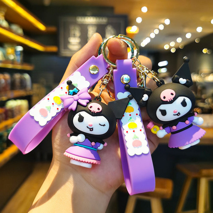 Wholesale Cartoon 3D Doll Rubber Keychain JDC-KC-Tingm049