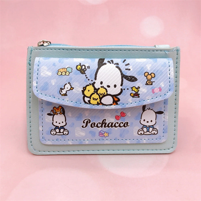 Wholesale PU Cartoon Casual Multi-card Slot Three-layer Wallet JDC-WT-YaLL009