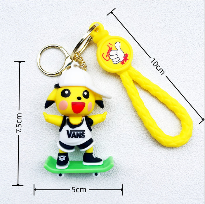 Wholesale PVC Cartoon Doll Keychain JDC-KC-WuYi152