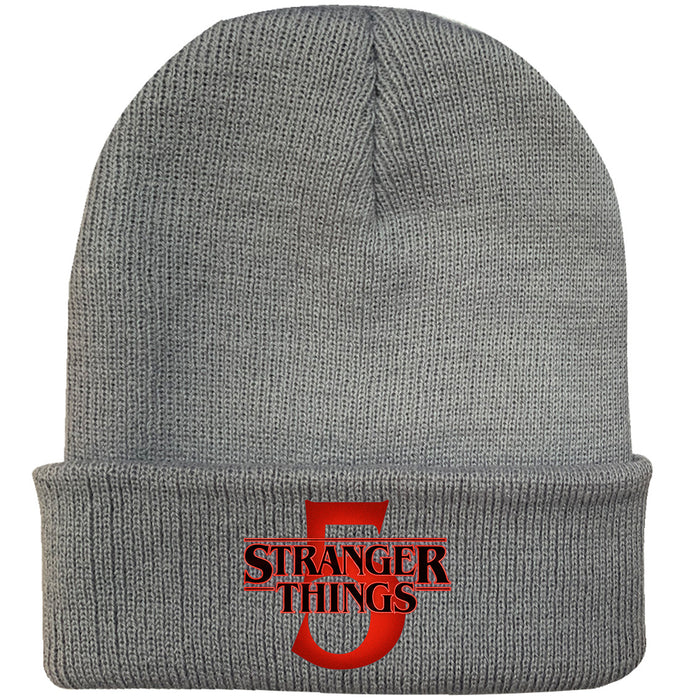 Wholesale Fashionable printed knitted hats outdoor warm hats