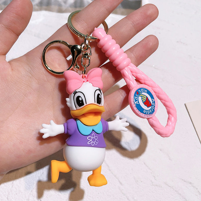 Wholesale Cartoon Silicone Doll Keychain JDC-KC-QiChao049