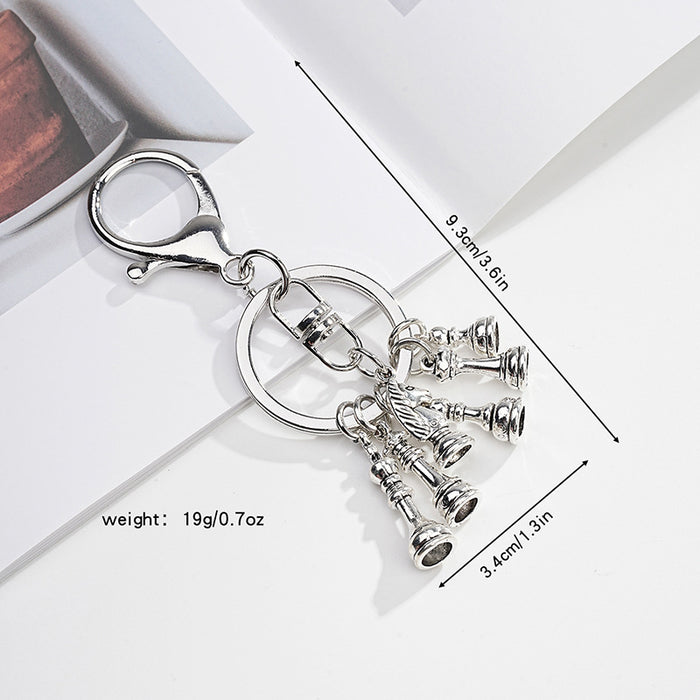 Wholesale Chess Alloy Keychain JDC-KC-HuiWen007