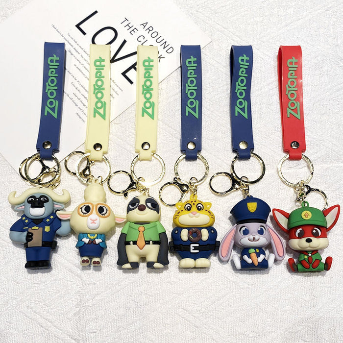 Wholesale Creative keychain, cute car keychain, men's and women's bag, couple's small pendant