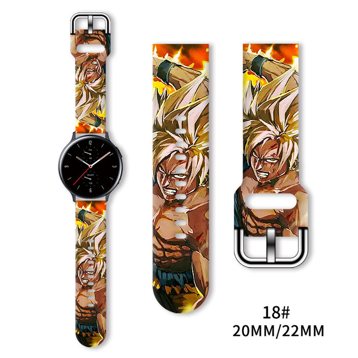 Wholesale Printed Tpu Watch Strap Wrist Strap JDC-WD-NuoQi070