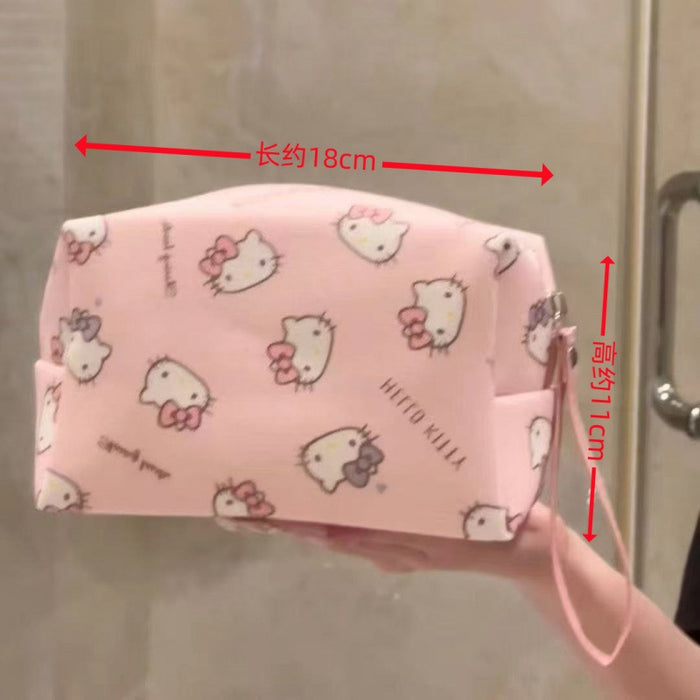 Wholesale Cute Printed Large-Capacity Storage Handbag Portable Storage Toiletry Storage Cosmetic Bag