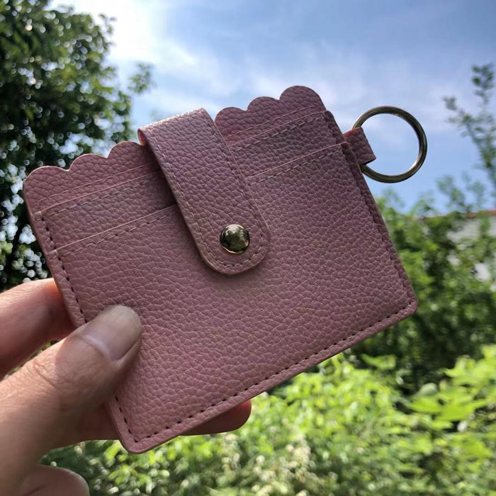 Wholesale PU Card Holder Keychain JDC-KC-Maol016