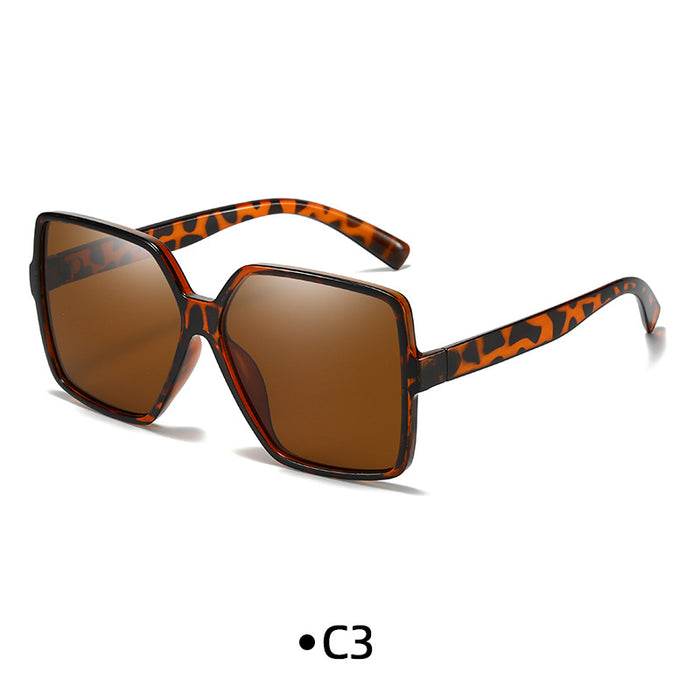 Wholesale Trendy Large Frame Sunglasses for Men, Box Vintage Toad Glasses, Street Photography Versatile Trendy Sunglasses